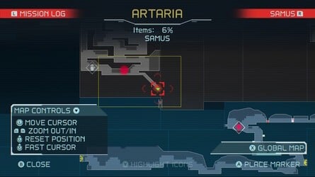 Metroid Dread Artaria Map 2