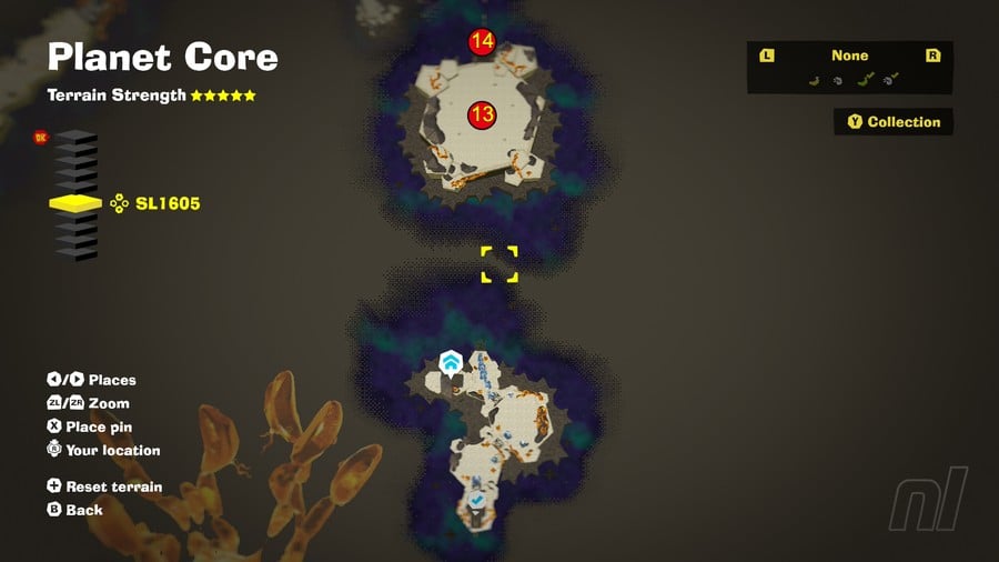 Planet Core Banandium Gems SL1605 Map