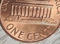 This Penny Has Diddy Kong Engraved On Abe Lincoln's Shoulder