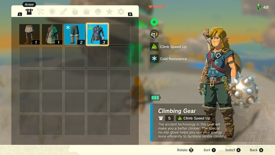 Zelda: Tears Of The Kingdom: Where To Find The Climbing Gear Set 3