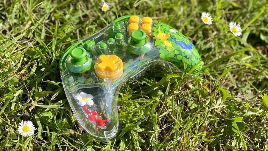 PDP Pikmin Clover Patch REALMz Kabelloser Controller