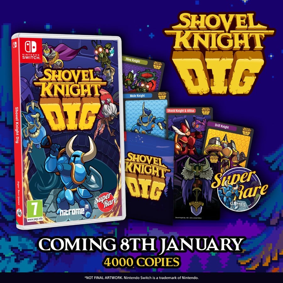 Shovel Knight Dig physical