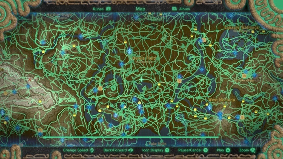 BOTW Hero Road Map