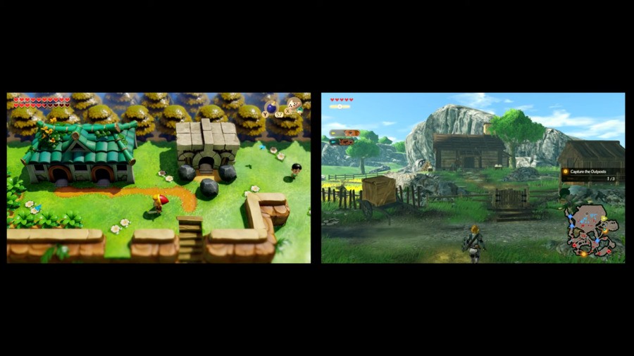 Mabe Village & Lon Lon Ranch Appear In Hyrule Warriors Age Of Calamity! (Comparison) 2 5 Screenshot