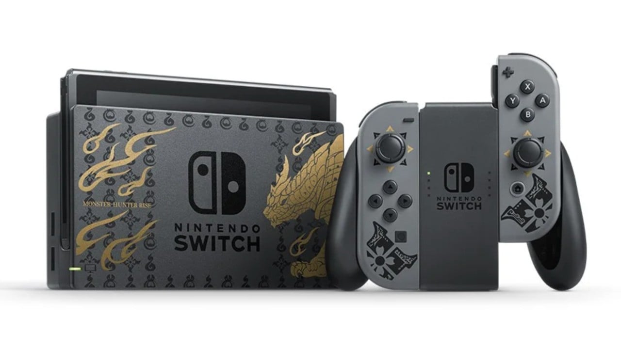 Nintendo Unveils Monster Hunter Rise Special Edition Switch Console Nintendo Life