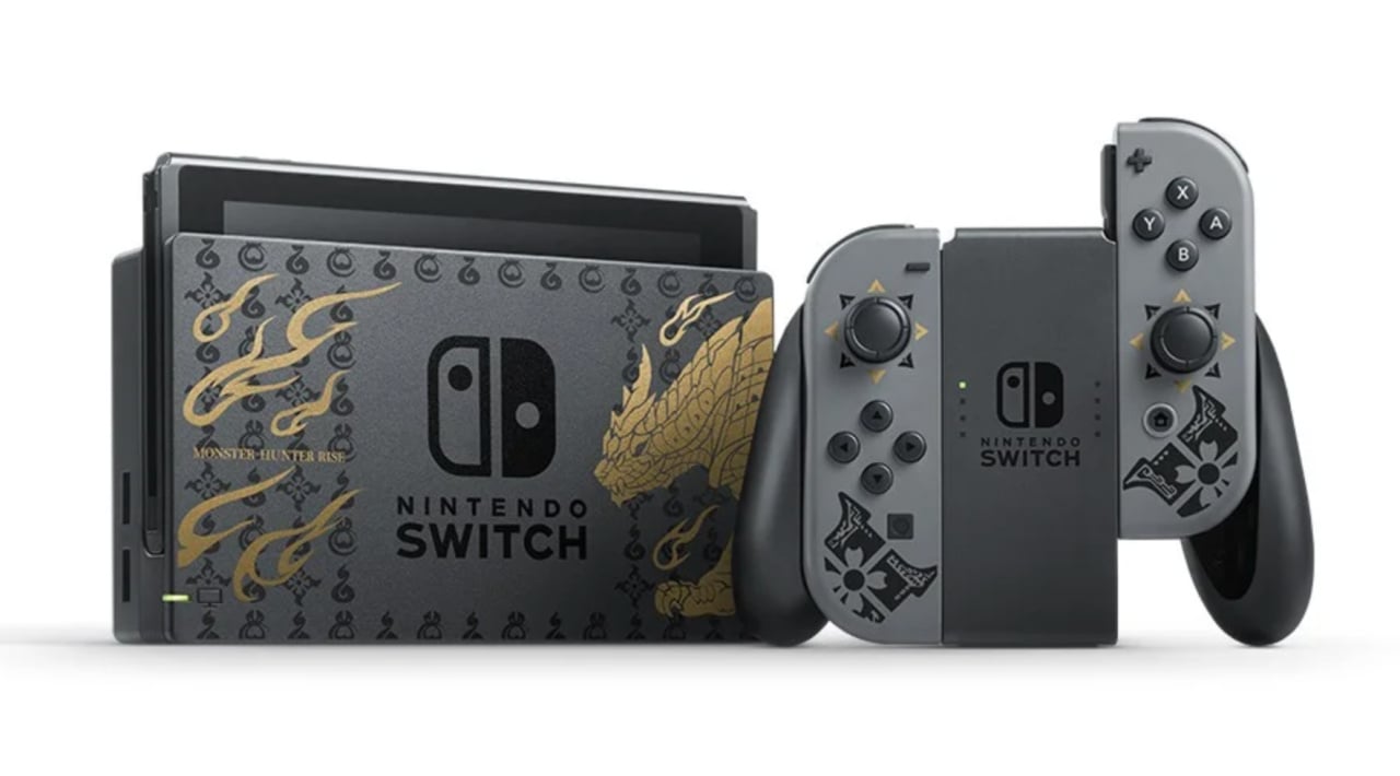 Nintendo Unveils Monster Hunter Rise Special Edition Switch Console