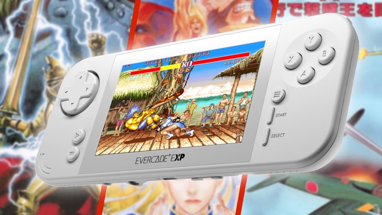 Evercade EXP Handheld Will Come Bundled With 18 Classic Capcom Titles