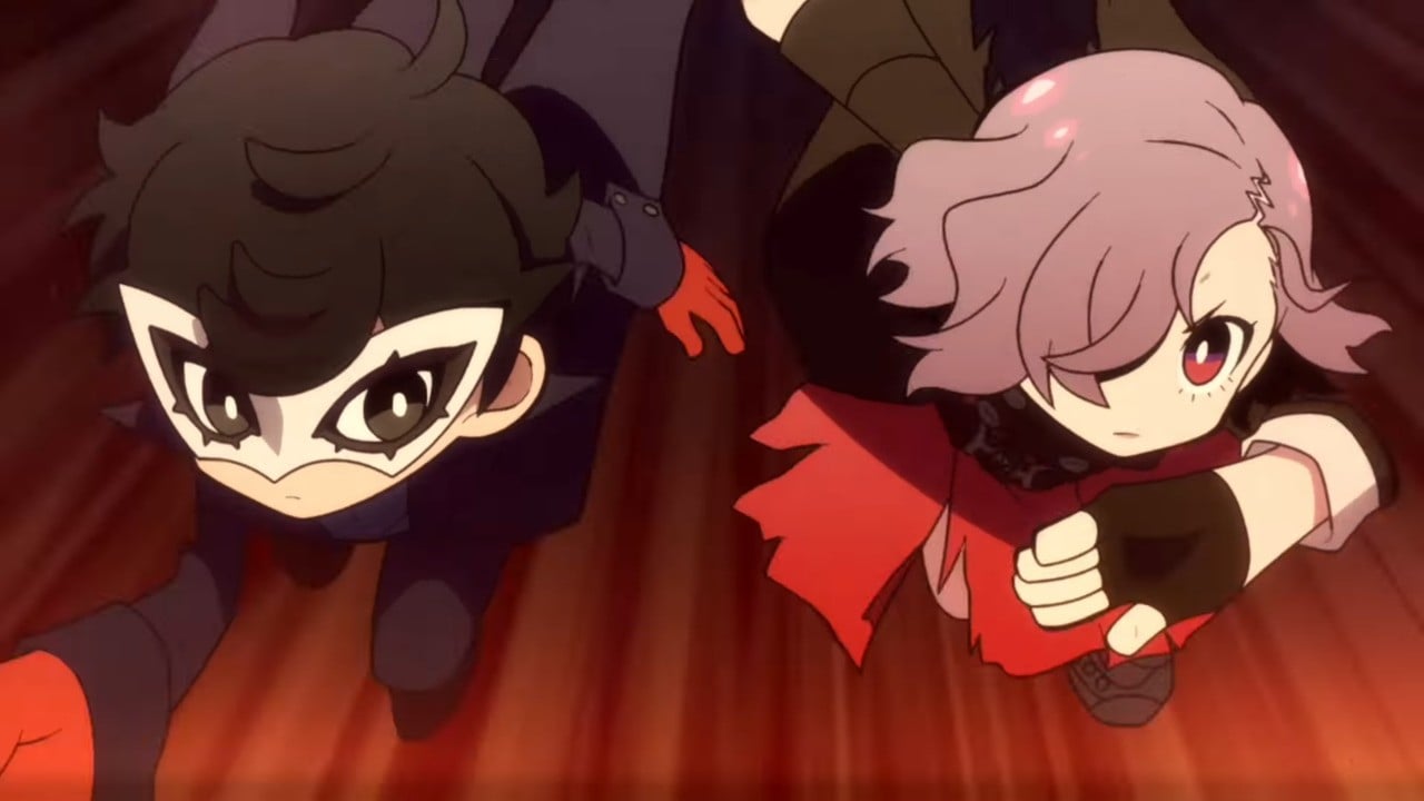 Persona 5 Tactica used Persona Q character designs during the testing phase Persona 5 Tactica used Persona Q character designs during the testing phase