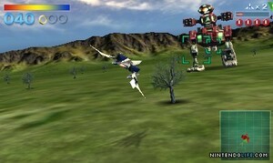 In this image, the large robot represents the UK top ten, while Star Fox represents Star Fox