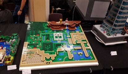 Zelda: A Link To The Past's Map In LEGO Form Is A Sight To Behold