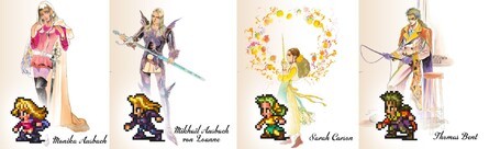 Character illustrations by Tomomi Kobayashi.