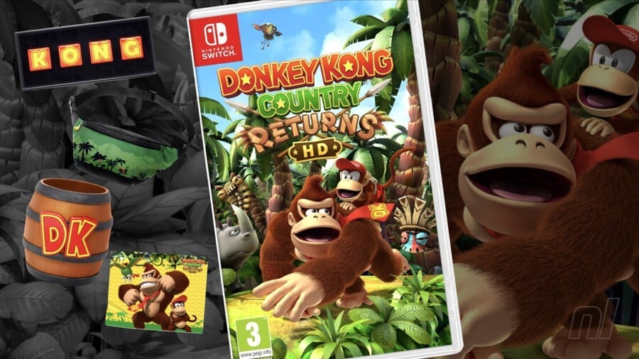 Donkey Kong Country Returns HD Pre-Order