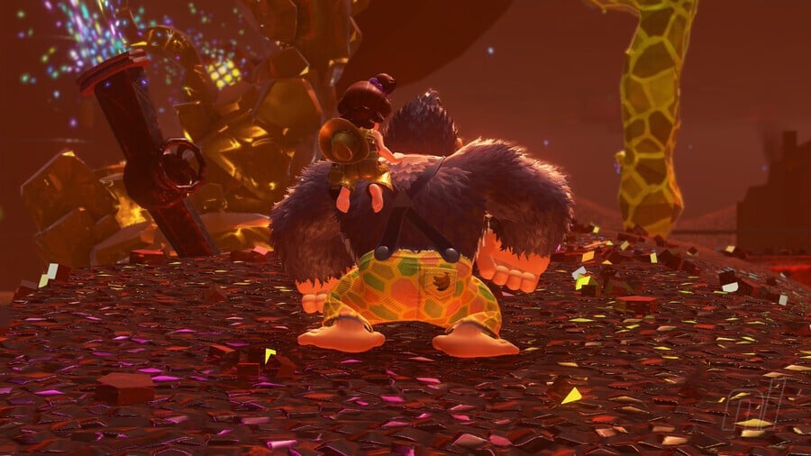 Donkey Kong Bananza Mad Mixer Canyon Layer