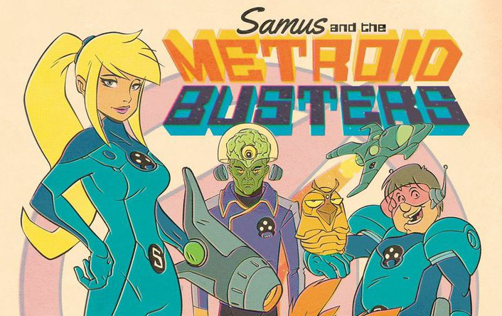 Celebrated Artist Wil Overton Reimagines Samus Aran with a Classic Cartoon Twist