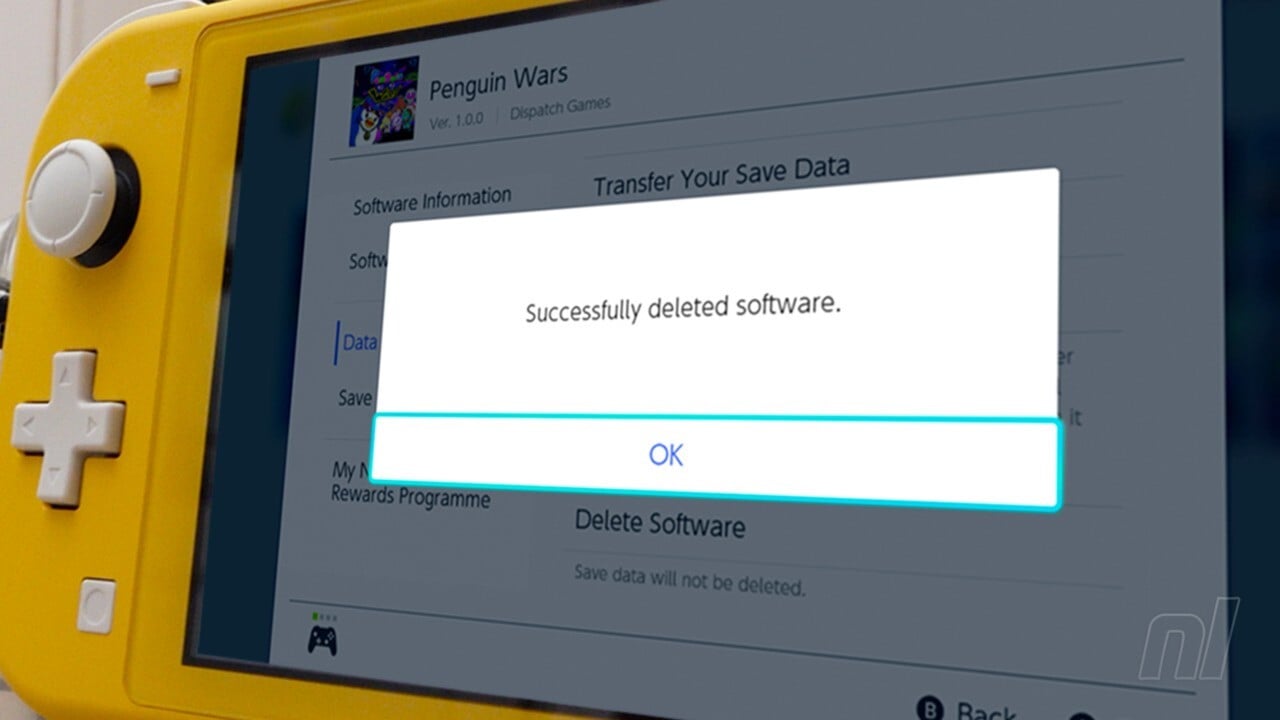 Nintendo Support: How to Archive Software