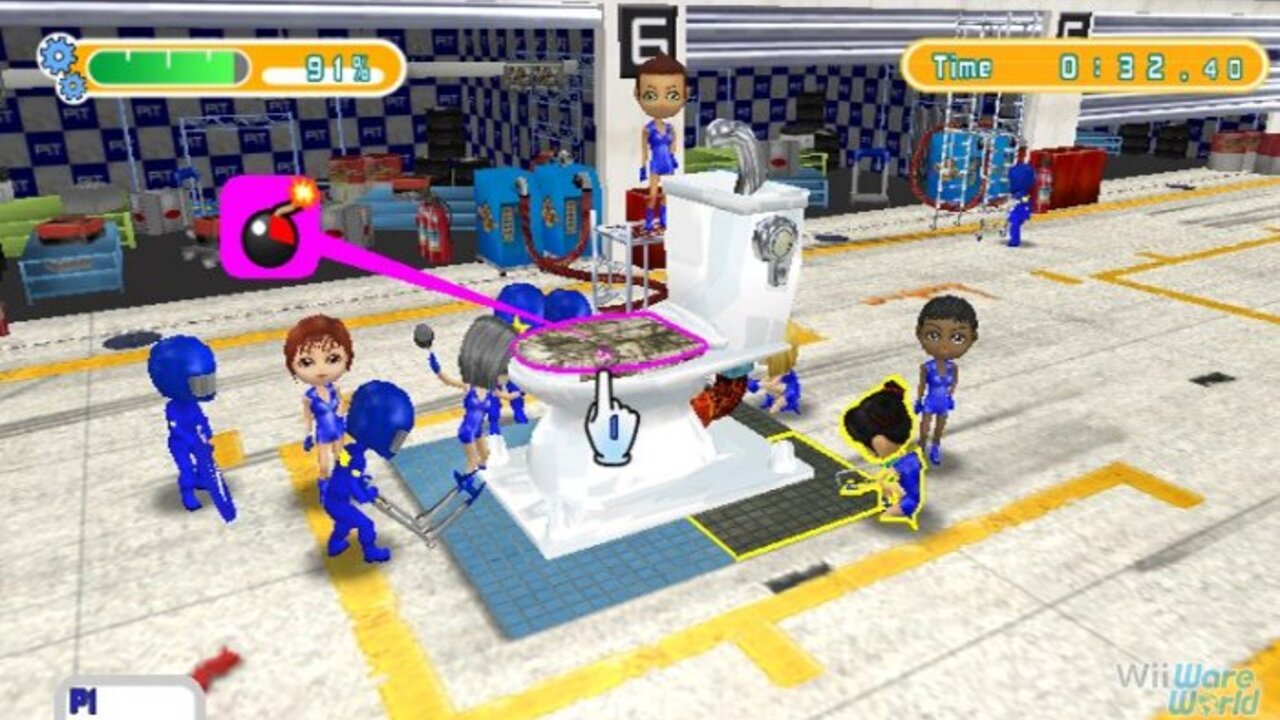ハドソンがピットクルーパニックを発表！ Wiiウェア用