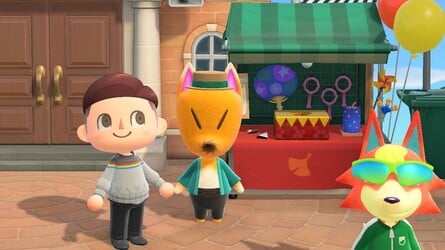 Animal Crossing New Horizons Redd's Raffle Daytime