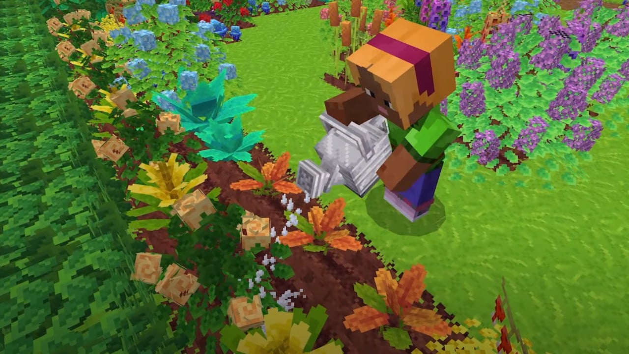 With this free Minecraft mode you can grow a garden