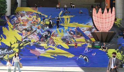 Splatoon 3 Takes To The Stairs In This Massive South Korean Poster