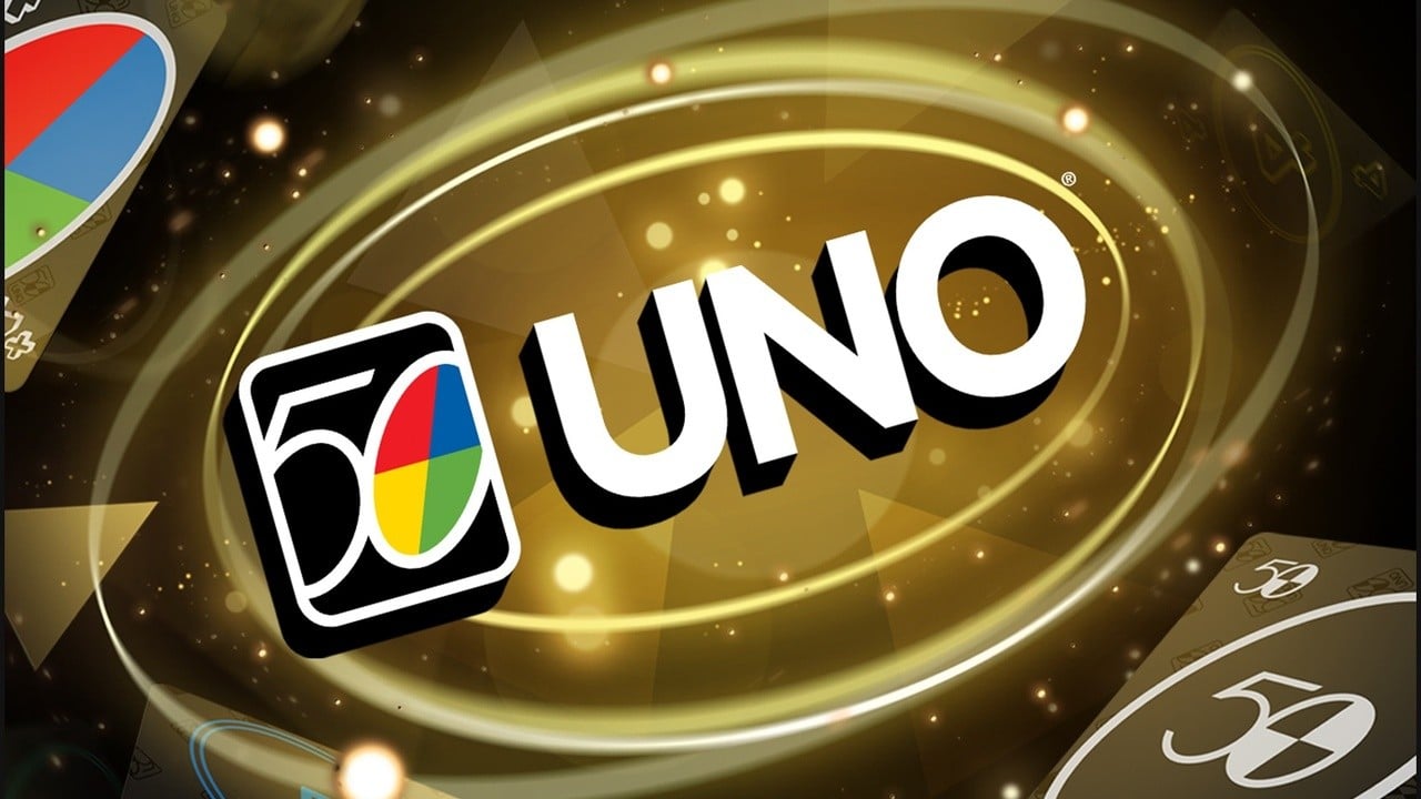 UNO Premium 50th Anniversary Golden Edition Card Game Exclusive
