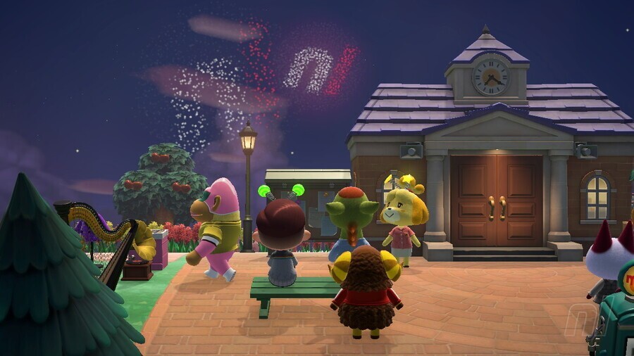 Animal Crossing New Horizons Fireworks Show