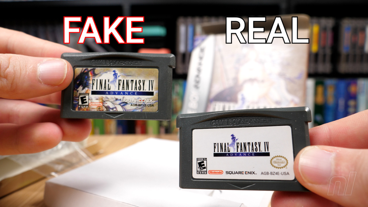 Pokemon FireRed - Fake vs Real Comparison for Gameboy Advance 