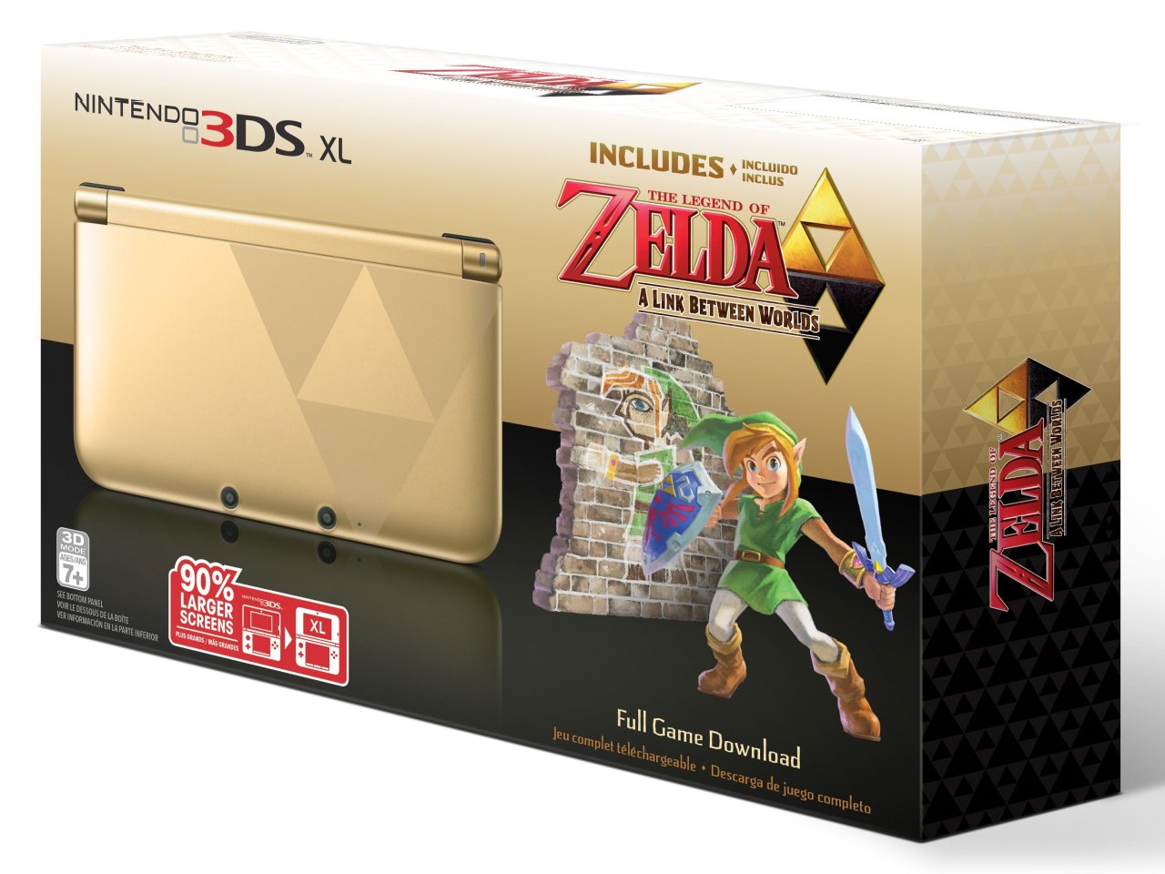 Nintendo Of Europe Announces The Legend Of Zelda: A Link Between Worlds And  Luigi 3DS XL Editions - My Nintendo News