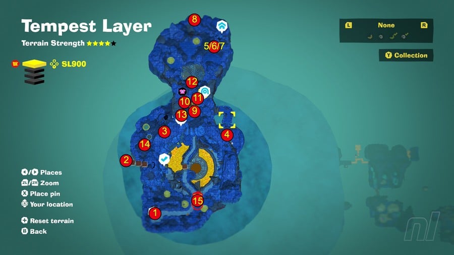 Tempest Banandium Gems Location SL900 Map