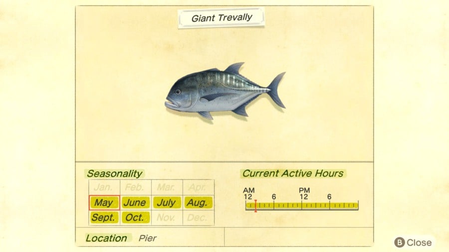 Giant Trevally Animal Crossing New Horizons