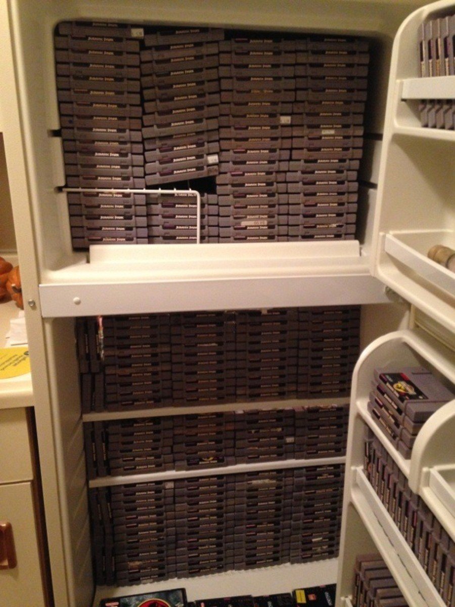 How 300 Copies Of A 'Jurassic Park' Game Ended Up In A Dude's Fridge