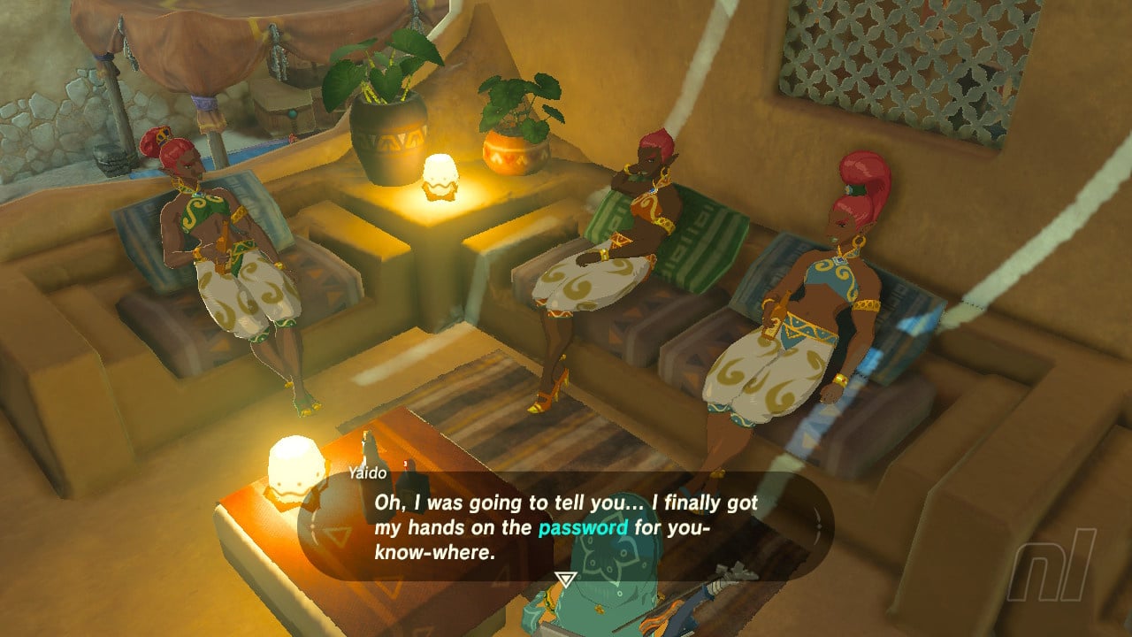 How To Get Gerudo's Town Secret Shop Password - Legend Of Zelda Breath Of  The Wild 