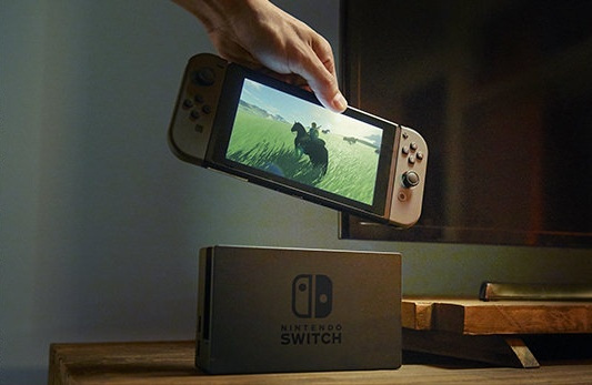 Use the Switch Console or the TV, not both