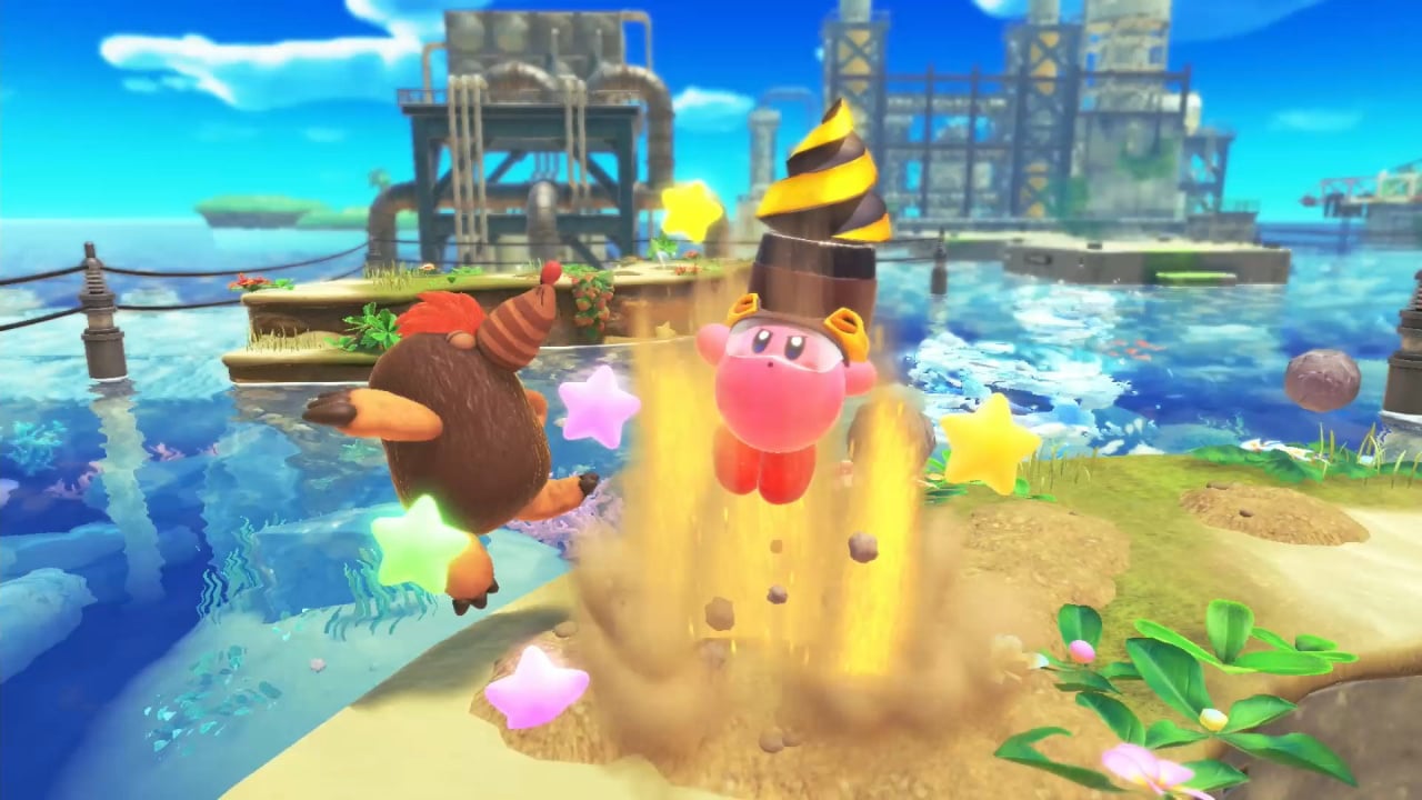 Kirby and the Forgotten Land 'Mouthful Mode' trailer, screenshots - Gematsu