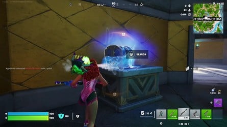 Hidden Chamber in Stone Sanctum in Fortnite