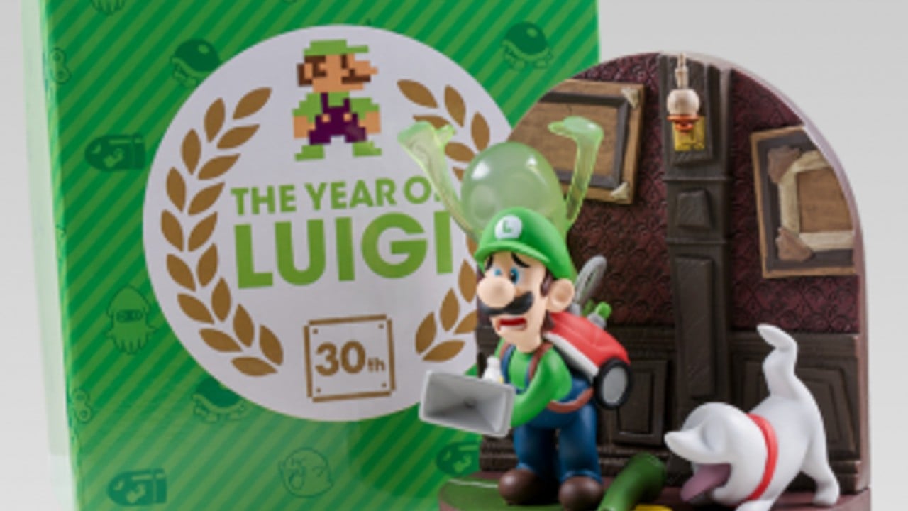 Luigi's Mansion: Dark Moon Figurine Spooked Off Club Nintendo