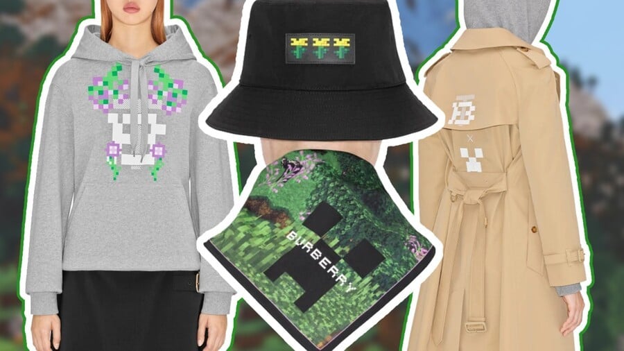 Random: Minecraft Teams Up With Burberry To Make Expensive Fancy Merch |  Nintendo Life