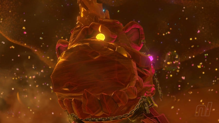 Donkey Kong Bananza Stompenclomper Canyon Layer Boss