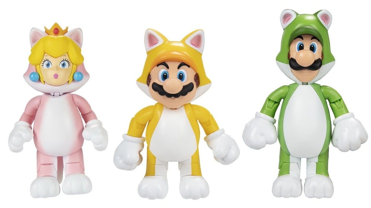 World of Nintendo 4 Figure: Cat Mario