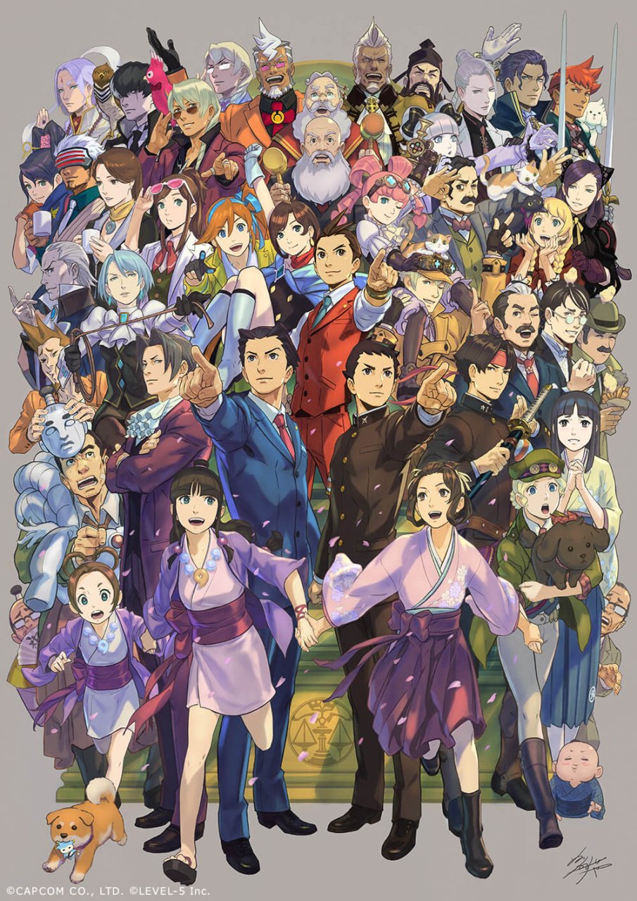 Capcom lança papéis de parede em homenagem a Ace Attorney