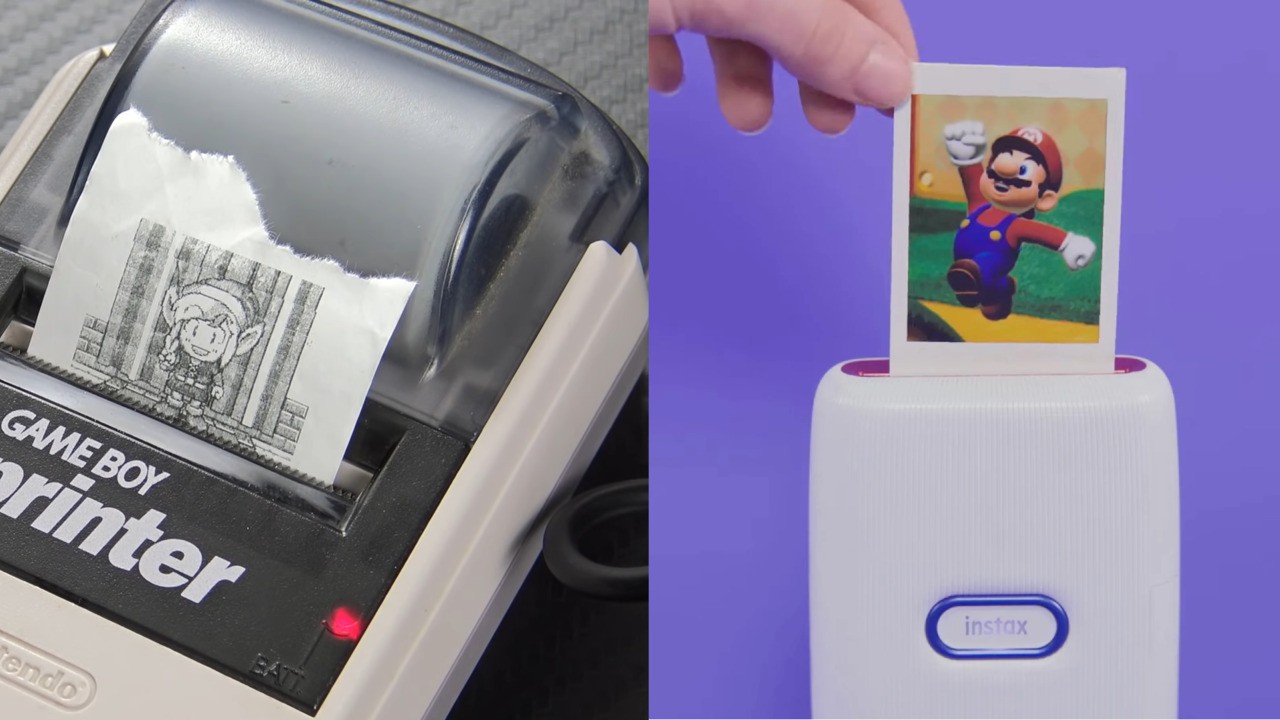 Video: Switch Vs Game Boy - 23 Years Of Printer Evolution (Instax Mini Link) - Nintendo Life