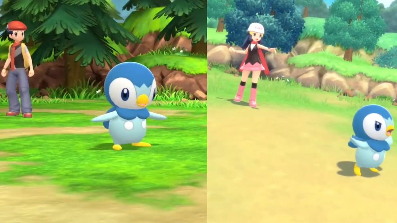 Video Check Out This Comparison Of The Pokemon Diamond And Pearl Remake Trailers Nintendo Life