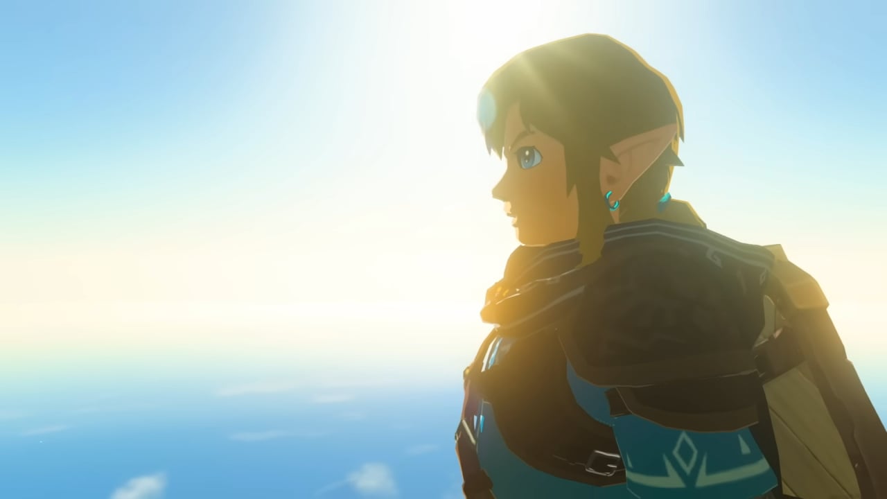 Link Takes Flight Again At The Official Zelda Tears Of The Kingdom Site