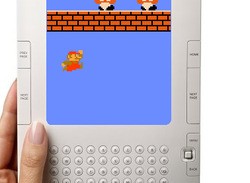 Mario Leaps Across the Virtual Pages of Kindle