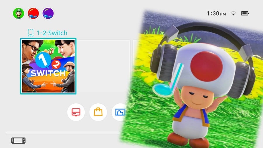 Mario Music Switch Menu