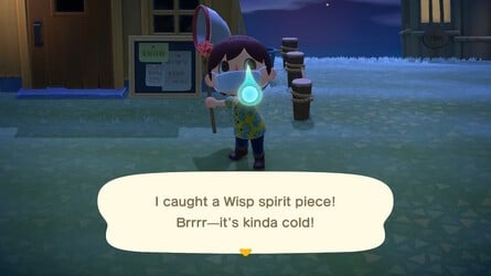 Caught A Wisp Spirit Piece Animal Crossing New Horizons