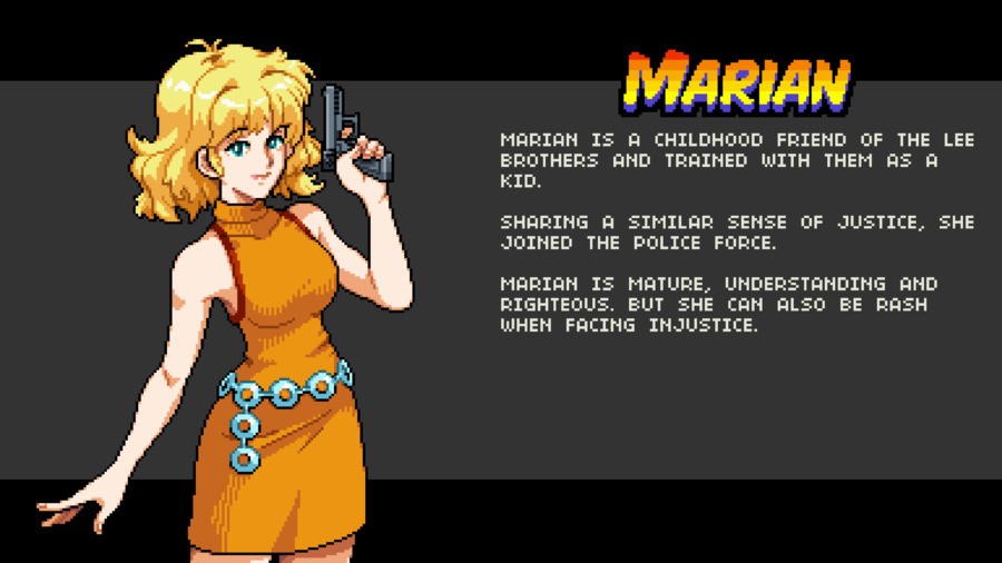 Double Dragon Gaiden Unlockable Characters and Bios