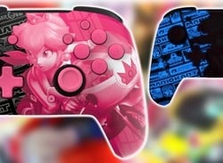 New Peach-Themed Mario Kart Switch Controller Glows In The Dark