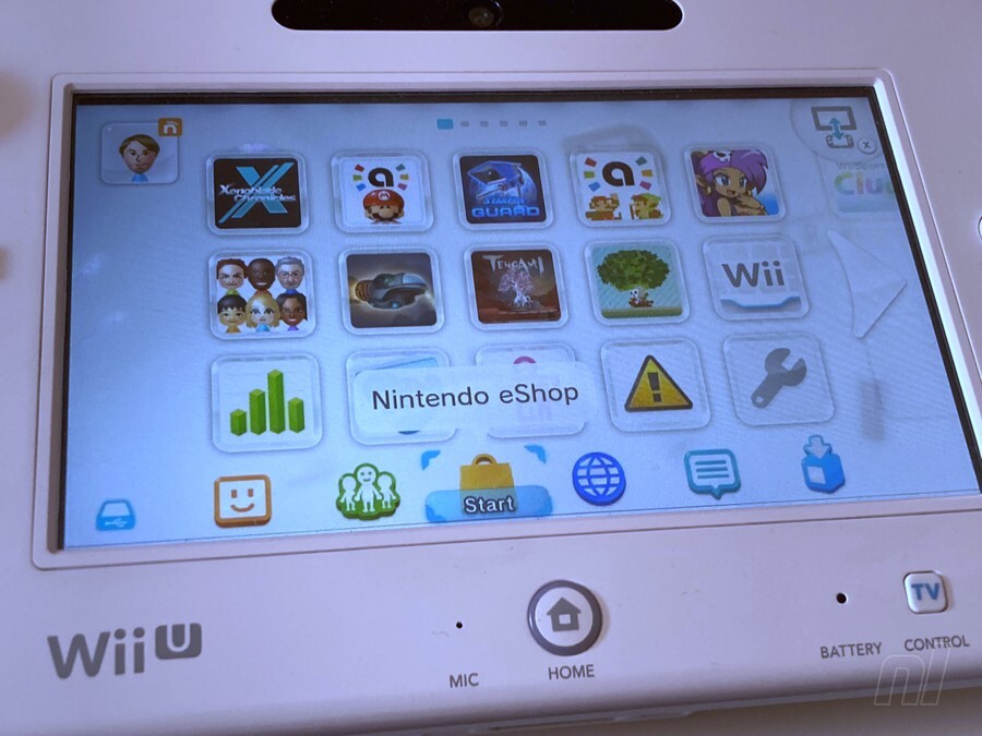 Wi U GamePad Menu