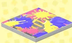 Tricolor Turf War flooring
