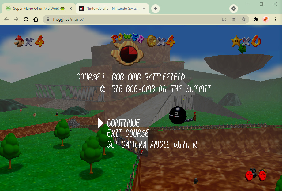 You can now play 'Super Mario 64' in a web browser on iPhone, iPad